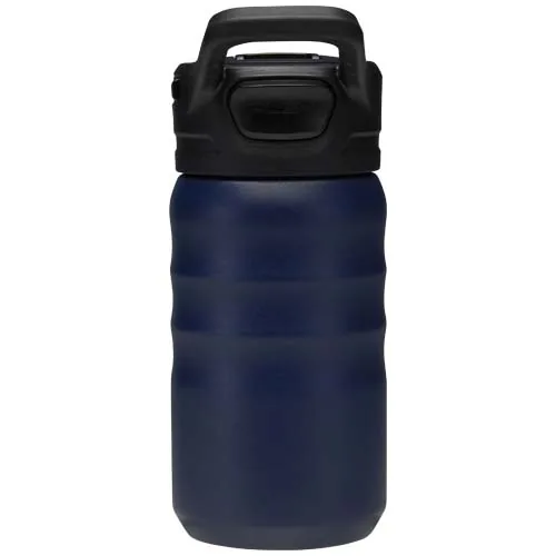 Botella deportiva Knox de 350 ml de acero inoxidable de doble pared reciclado RCS con pajita abatible