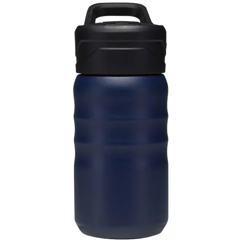 Botella deportiva Knox de 350 ml de acero inoxidable de doble pared reciclado RCS con pajita abatible