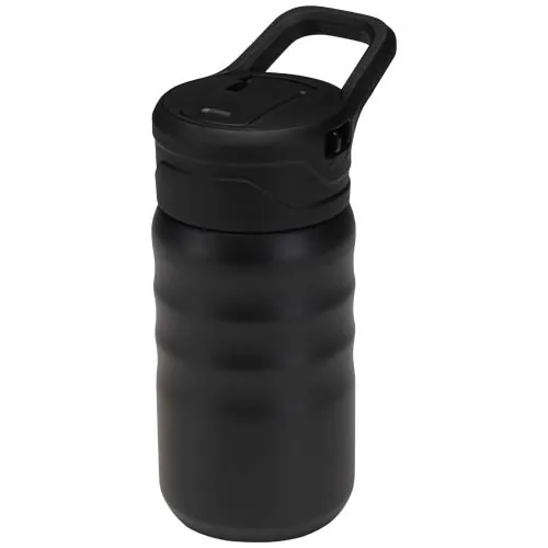 Botella deportiva Knox de 350 ml de acero inoxidable de doble pared reciclado RCS con pajita abatible