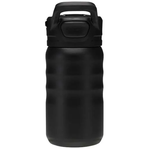 Botella deportiva Knox de 350 ml de acero inoxidable de doble pared reciclado RCS con pajita abatible