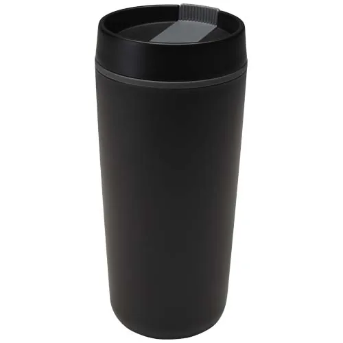 negro intenso Vaso de plástico de doble pared Sedona de 480 ml