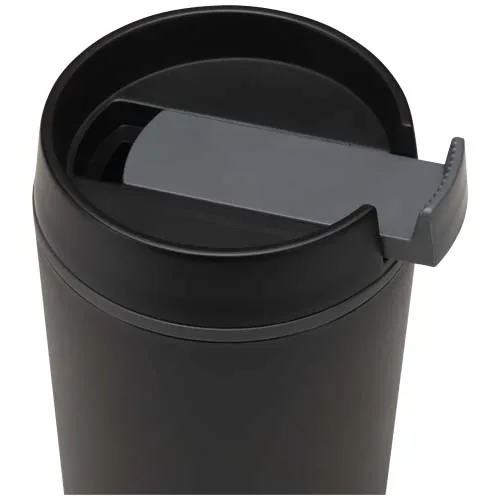 negro intenso Vaso de plástico de doble pared Sedona de 480 ml