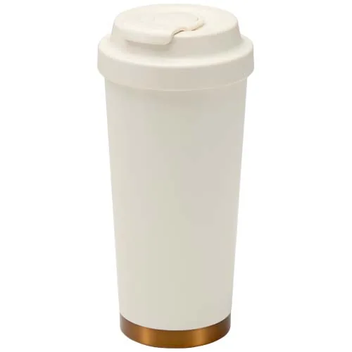 VASO TÉRMICO HAMPTON DE 480 ML, DE ACERO INOXIDABLE RECICLADO RCS, CON DOBLE PARED Y AISLAMIENTO AL VACÍO