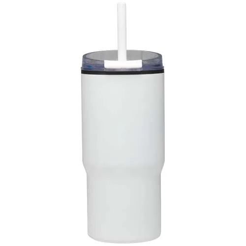 Vaso térmico de doble pared reciclado RCS de 540 ml de Westin con pajita