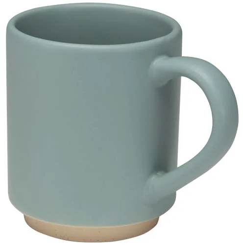 azul arrecife Taza de cerámica apilable Camilla de 180 ml con acabado mate