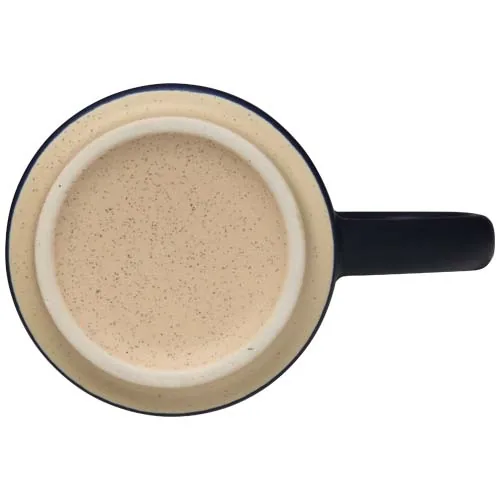 azul marino Taza de cerámica apilable Camilla de 180 ml con acabado mate