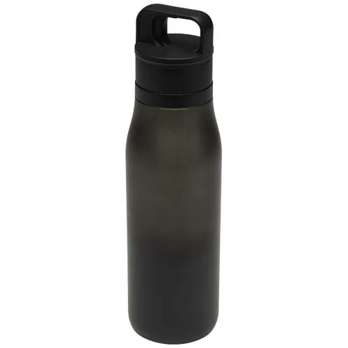 negro intenso Vaso térmico SMART de 500 ml, de acero inoxidable reciclado RCS, con doble pared y aislamiento al vacío