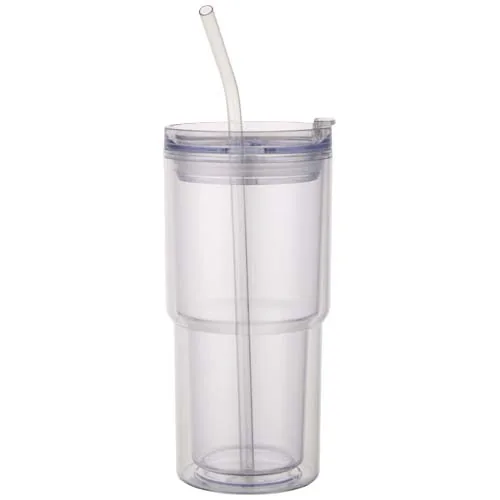 Vaso de plástico de doble pared Archer de 480 ml