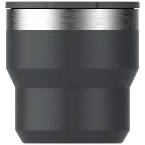 negro intenso Stanley Stay Hot Taza apilable aislada de acero inoxidable de 295 ml