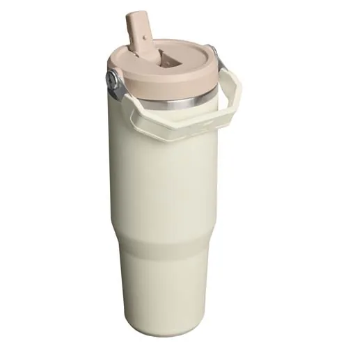 crema Stanley IceFlow™ 2.0 Vaso aislado de acero inoxidable de 890 ml con pajita abatible