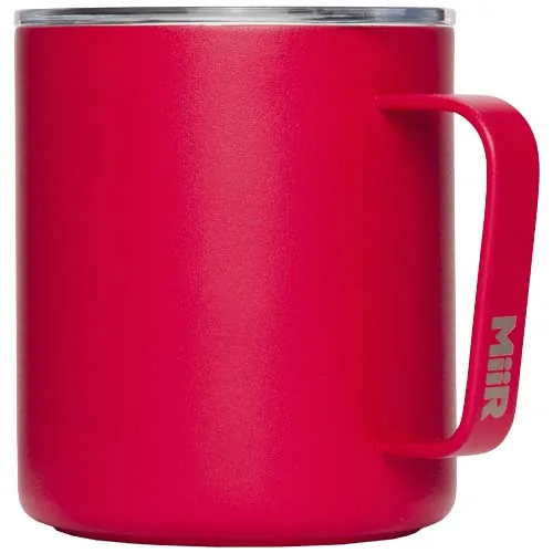 rojo Taza de acampada MiiR de acero inoxidable con aislamiento al vacío, de 354 ml