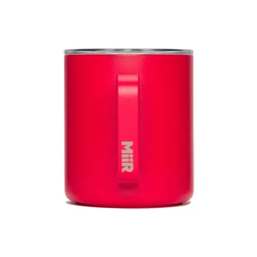 rojo Taza de acampada MiiR de acero inoxidable con aislamiento al vacío, de 354 ml
