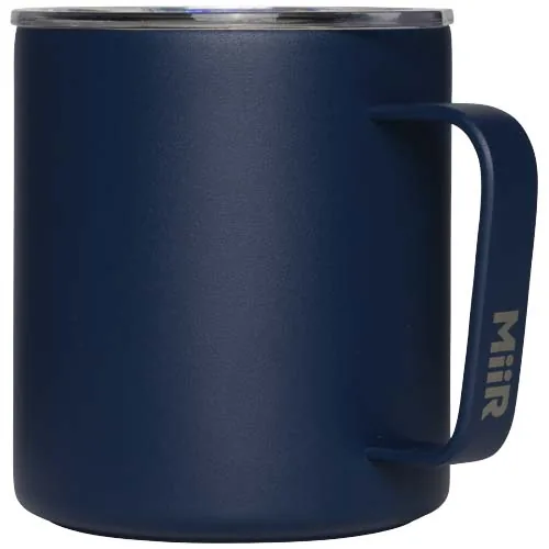 azul oscuro Taza de acampada MiiR de acero inoxidable con aislamiento al vacío, de 354 ml