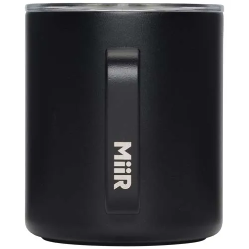 negro intenso Taza de acampada MiiR de acero inoxidable con aislamiento al vacío, de 354 ml