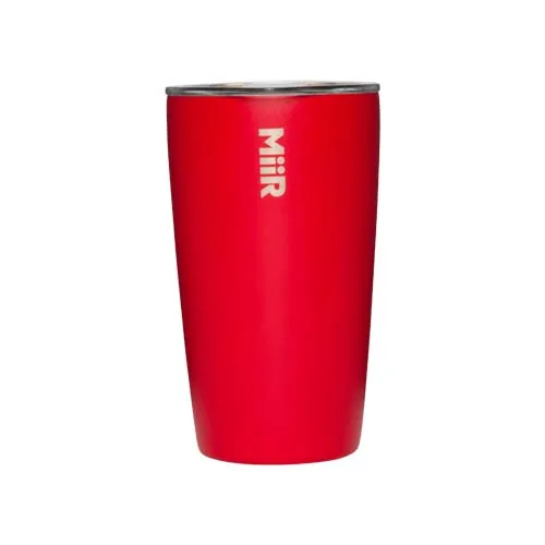 rojo Vaso de acero inoxidable con aislamiento al vacío MiiR de 354 ml