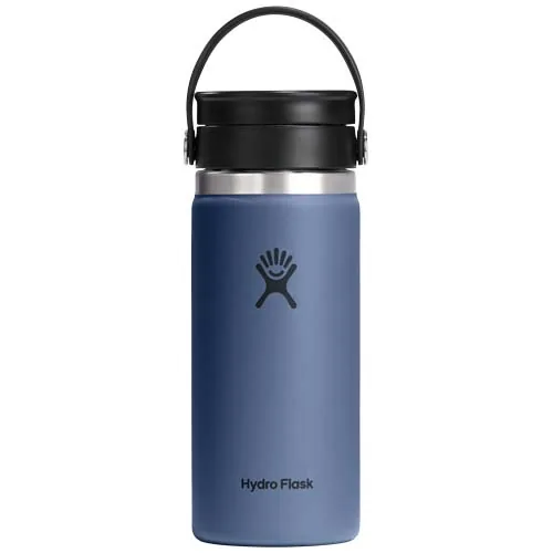 Vaso térmico de acero inoxidable Hydro Flask de boca ancha, 473 ml, con tapa Flex Sip™