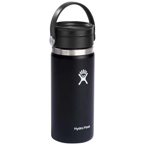 VASO TÉRMICO DE ACERO INOXIDABLE HYDRO FLASK DE BOCA ANCHA, 473 ML, CON TAPA FLEX SIP™