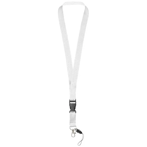 Lanyard con hebilla separable y enganche para móvil 