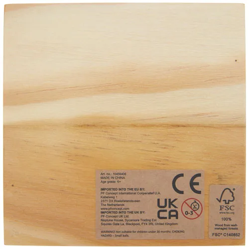 Juego 3 en raya de madera 