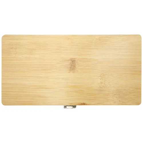 Set de herramientas de bambú/plástico reciclado de 19 piezas 