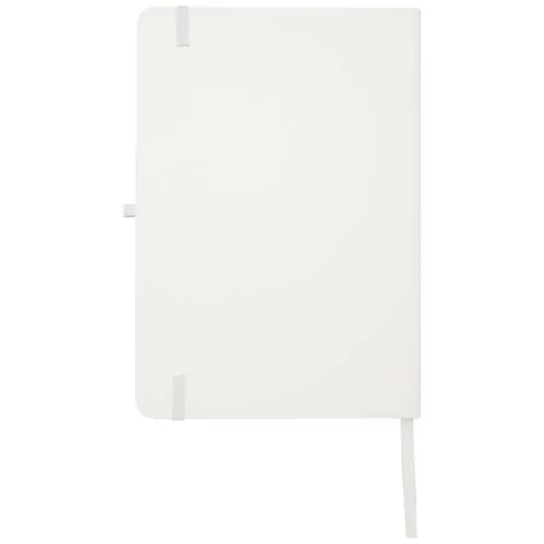 Libreta de tapa dura A5 de material reciclado con páginas rayadas 