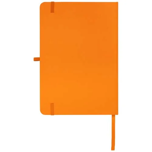 Libreta de tapa dura A5 de material reciclado con páginas rayadas 