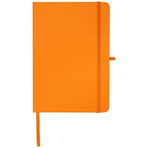 Libreta de tapa dura A5 de material reciclado con páginas rayadas 