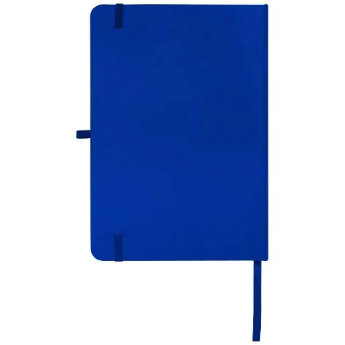 Libreta de tapa dura A5 de material reciclado con páginas rayadas 