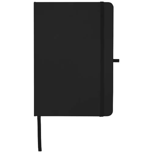 Libreta de tapa dura A5 de material reciclado con páginas rayadas 