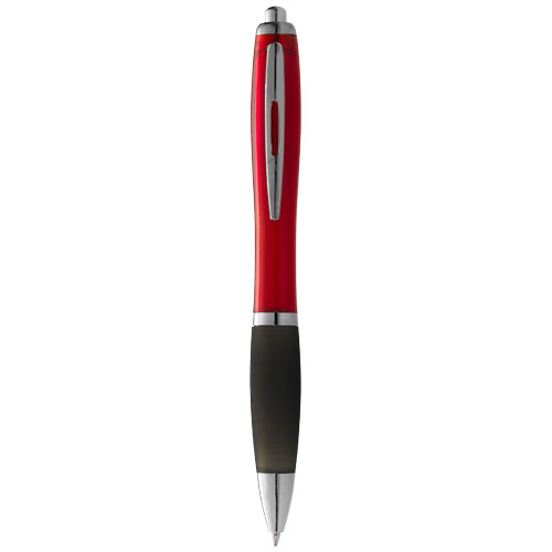 Bolígrafo de color y empuñadura negra 