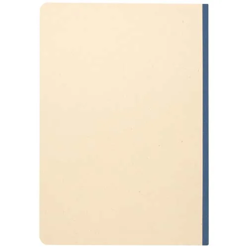 Libreta A5 de tapa blanda de RPET y caña de azúcar 