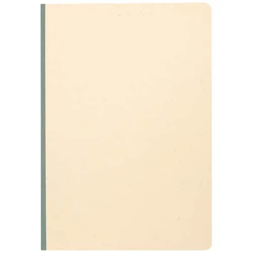 Libreta A5 de tapa blanda de RPET y caña de azúcar 