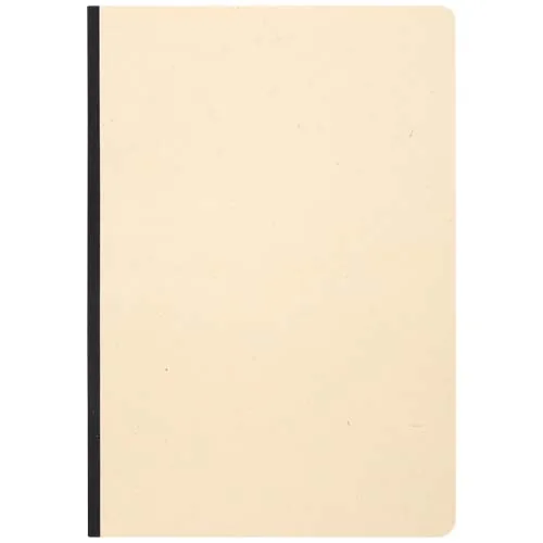 Libreta A5 de tapa blanda de RPET y caña de azúcar 