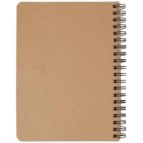 Libreta de papel reciclado con bolígrafo 