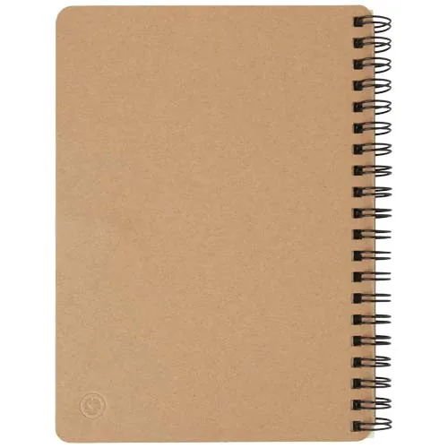 Libreta de papel reciclado con bolígrafo 