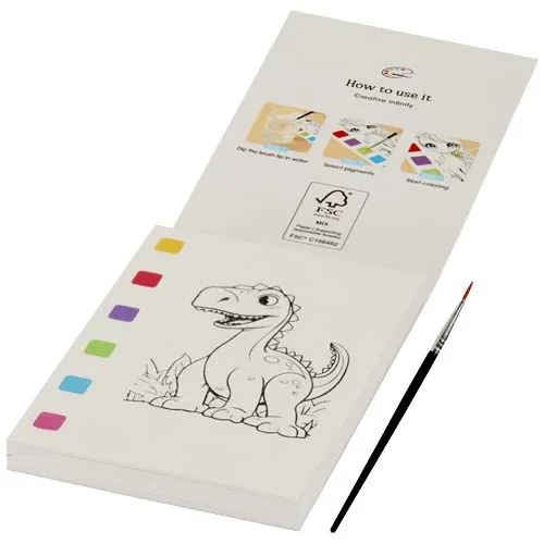 SET DE CUADERNO PARA COLOREAR Y ROTULADORES ACUARELABLES