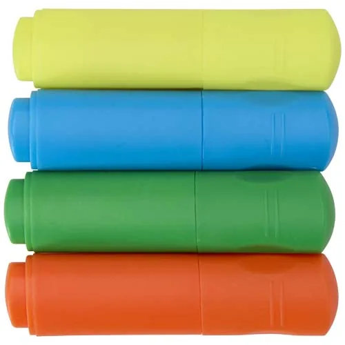 Set de rotuladores fluorescentes de plástico reciclado