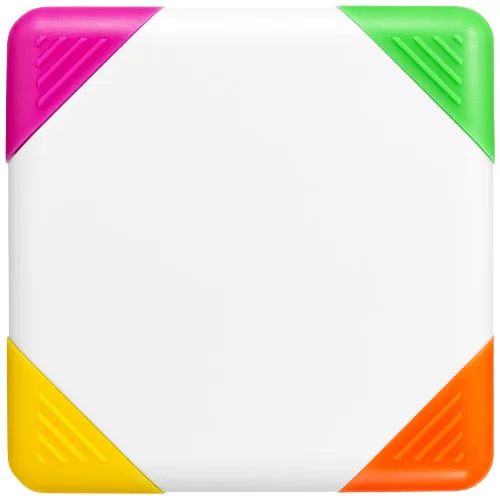 Marcador fluorescente cuadrado 