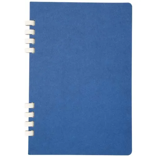 Cuaderno A5 tapa dura con espiral de material reciclado RCS 