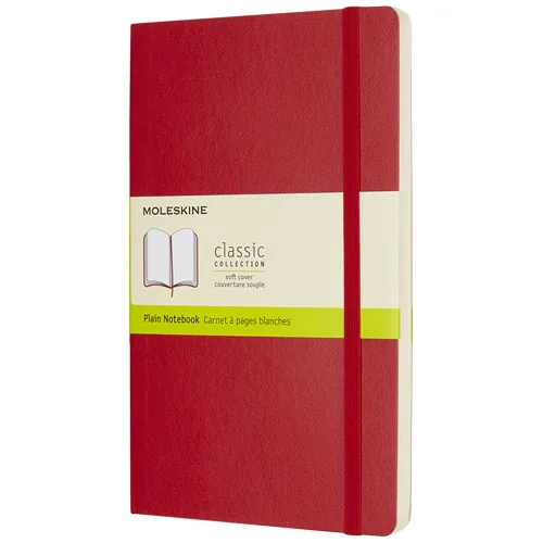 rojo escarlata Libreta de tapa blanda L lisa Classic