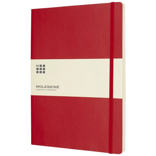 rojo escarlata Libreta de tapa blanda XL lisa