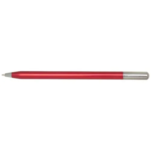 rojo Bolígrafo giratorio SMART de aluminio reciclado (tinta negra)