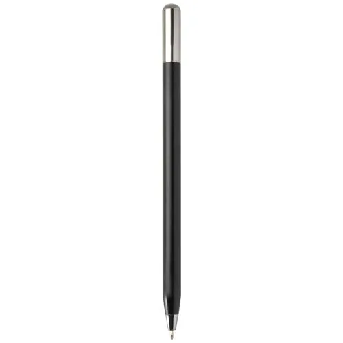 negro intenso Bolígrafo giratorio SMART de aluminio reciclado (tinta negra)