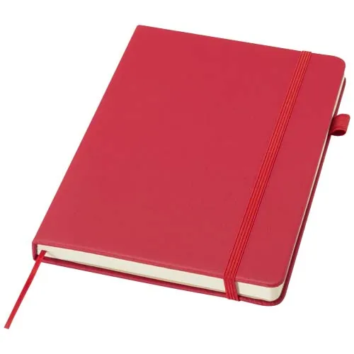rojo Cuaderno Liss de tapa dura de plástico reciclado, tamaño A5