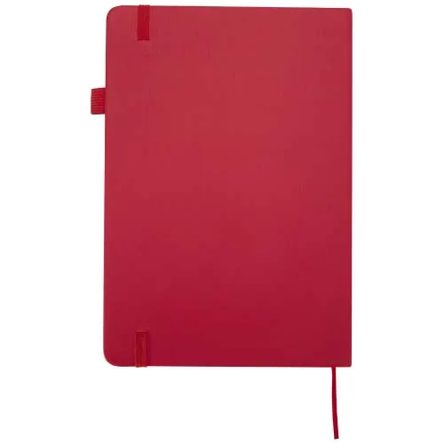 rojo Cuaderno Liss de tapa dura de plástico reciclado, tamaño A5