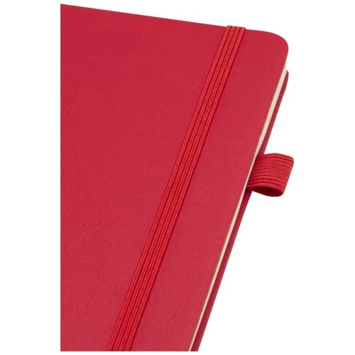 rojo Cuaderno Liss de tapa dura de plástico reciclado, tamaño A5