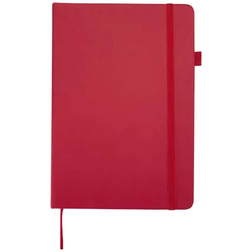 rojo Cuaderno Liss de tapa dura de plástico reciclado, tamaño A5