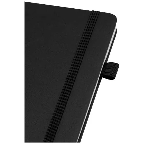negro intenso Cuaderno Liss de tapa dura de plástico reciclado, tamaño A5