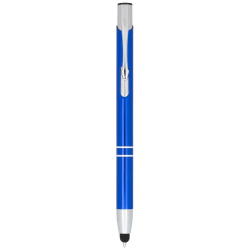 Bolígrafo con stylus de aluminio “Moneta” (tinta azul)