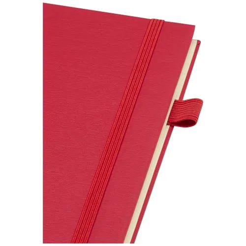 rojo Cuaderno Liss A5 de tapa dura de plástico reciclado con espiral